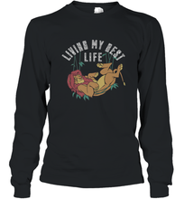Load image into Gallery viewer, Disney Lion King Simba Living My Best Life Long Sleeve T-Shirt