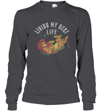 Load image into Gallery viewer, Disney Lion King Simba Living My Best Life Long Sleeve T-Shirt