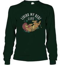 Load image into Gallery viewer, Disney Lion King Simba Living My Best Life Long Sleeve T-Shirt