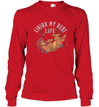 Load image into Gallery viewer, Disney Lion King Simba Living My Best Life Long Sleeve T-Shirt