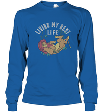 Load image into Gallery viewer, Disney Lion King Simba Living My Best Life Long Sleeve T-Shirt