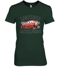 Load image into Gallery viewer, Disney Pixar Cars Lightning McQueen Finish Women's Premium T-Shirt