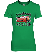 Load image into Gallery viewer, Disney Pixar Cars Lightning McQueen Finish Women's Premium T-Shirt