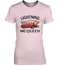 Load image into Gallery viewer, Disney Pixar Cars Lightning McQueen Finish Women's Premium T-Shirt