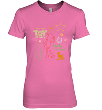 Load image into Gallery viewer, Disney Pixar Toy Story Howdy Partner Woody Shapes Women's Premium T-Shirt