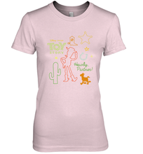 Load image into Gallery viewer, Disney Pixar Toy Story Howdy Partner Woody Shapes Women's Premium T-Shirt
