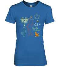 Load image into Gallery viewer, Disney Pixar Toy Story Howdy Partner Woody Shapes Women's Premium T-Shirt