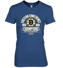 Load image into Gallery viewer, NHL Boston Bruins Fanatics 2020 Eastern Conference Champions Defensive Zone Women's Premium T-Shirt