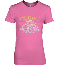 Load image into Gallery viewer, Disney Pixar Toy Story Neon Aliens Ooohh Women's Premium T-Shirt