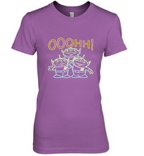 Load image into Gallery viewer, Disney Pixar Toy Story Neon Aliens Ooohh Women's Premium T-Shirt