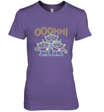 Load image into Gallery viewer, Disney Pixar Toy Story Neon Aliens Ooohh Women's Premium T-Shirt
