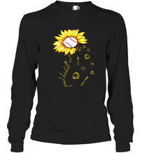Load image into Gallery viewer, Baseball Proud Sunflower Long Sleeve T-Shirt