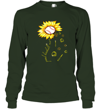 Load image into Gallery viewer, Baseball Proud Sunflower Long Sleeve T-Shirt