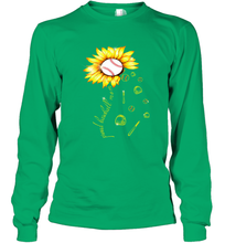 Load image into Gallery viewer, Baseball Proud Sunflower Long Sleeve T-Shirt