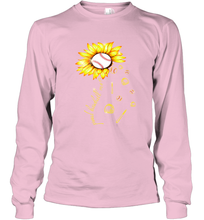 Load image into Gallery viewer, Baseball Proud Sunflower Long Sleeve T-Shirt