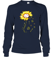 Load image into Gallery viewer, Baseball Proud Sunflower Long Sleeve T-Shirt