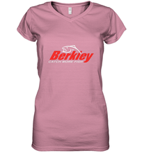 Load image into Gallery viewer, BERKLEY Fishing Logo Spinners Crankbaits LOVER Women's V-Neck T-Shirt