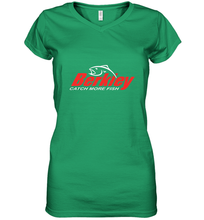 Load image into Gallery viewer, BERKLEY Fishing Logo Spinners Crankbaits LOVER Women's V-Neck T-Shirt