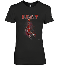 Load image into Gallery viewer, Basketball Chicago Jordan G.O.A.T. Dunk Women's Premium T-Shirt
