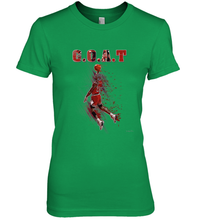 Load image into Gallery viewer, Basketball Chicago Jordan G.O.A.T. Dunk Women's Premium T-Shirt