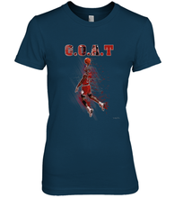 Load image into Gallery viewer, Basketball Chicago Jordan G.O.A.T. Dunk Women's Premium T-Shirt