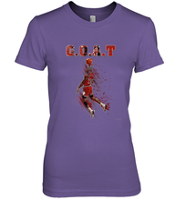 Load image into Gallery viewer, Basketball Chicago Jordan G.O.A.T. Dunk Women's Premium T-Shirt