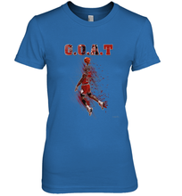Load image into Gallery viewer, Basketball Chicago Jordan G.O.A.T. Dunk Women's Premium T-Shirt