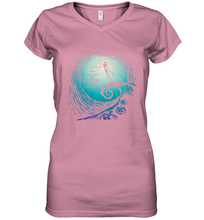 Load image into Gallery viewer, Disney Nightmare Before Christmas Jack Movie Logo Women's V-Neck T-Shirt
