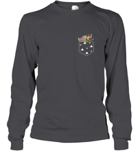 Load image into Gallery viewer, Disney Pixar Toy Story Woody Buzz Cloud Pocket Long Sleeve T-Shirt