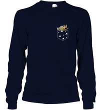 Load image into Gallery viewer, Disney Pixar Toy Story Woody Buzz Cloud Pocket Long Sleeve T-Shirt