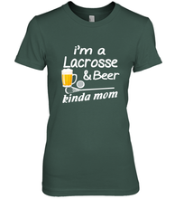 Load image into Gallery viewer, A Lacrosse Beer Kinda Mom Women's Premium T-Shirt