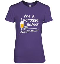 Load image into Gallery viewer, A Lacrosse Beer Kinda Mom Women's Premium T-Shirt