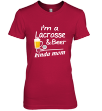 Load image into Gallery viewer, A Lacrosse Beer Kinda Mom Women's Premium T-Shirt