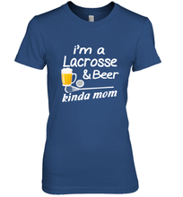 Load image into Gallery viewer, A Lacrosse Beer Kinda Mom Women's Premium T-Shirt
