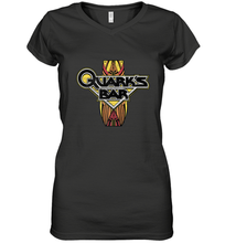 Load image into Gallery viewer, Star Trek DS9 Quark's Bar Vintage Logo Women's V-Neck T-Shirt