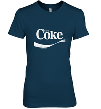 Load image into Gallery viewer, Coca Cola Vintage Enjoy Coke White Logo Women's Premium T-Shirt