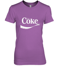 Load image into Gallery viewer, Coca Cola Vintage Enjoy Coke White Logo Women's Premium T-Shirt