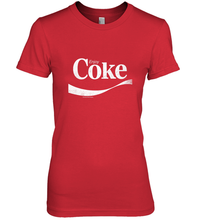 Load image into Gallery viewer, Coca Cola Vintage Enjoy Coke White Logo Women's Premium T-Shirt