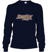 Load image into Gallery viewer, Star fox Vintage Distressed Game Logo Long Sleeve T-Shirt