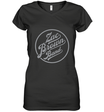 Load image into Gallery viewer, Zac Brown Band Original ZBB Logo Women's V-Neck T-Shirt