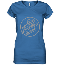 Load image into Gallery viewer, Zac Brown Band Original ZBB Logo Women's V-Neck T-Shirt