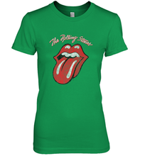 Load image into Gallery viewer, Mens The Rolling Stones Script Tongue Logo Women's Premium T-Shirt
