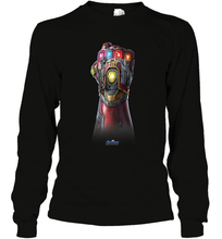 Load image into Gallery viewer, Marvel Avengers Endgame Infinity Stone Gauntlet Color Logo Long Sleeve T-Shirt