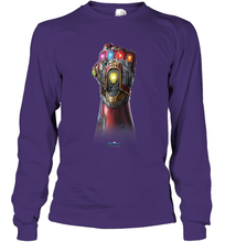Load image into Gallery viewer, Marvel Avengers Endgame Infinity Stone Gauntlet Color Logo Long Sleeve T-Shirt