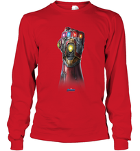 Load image into Gallery viewer, Marvel Avengers Endgame Infinity Stone Gauntlet Color Logo Long Sleeve T-Shirt