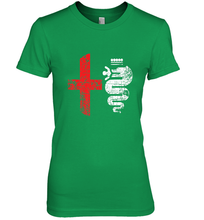 Load image into Gallery viewer, Alfa Car Drivers Stylish Grunge Logo Women's Premium T-Shirt