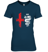 Load image into Gallery viewer, Alfa Car Drivers Stylish Grunge Logo Women's Premium T-Shirt