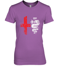 Load image into Gallery viewer, Alfa Car Drivers Stylish Grunge Logo Women's Premium T-Shirt