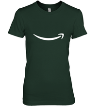Load image into Gallery viewer, Smile Shirt White Logo Women's Premium T-Shirt