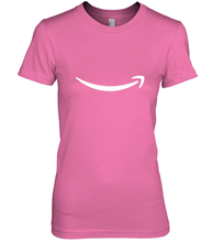 Load image into Gallery viewer, Smile Shirt White Logo Women's Premium T-Shirt